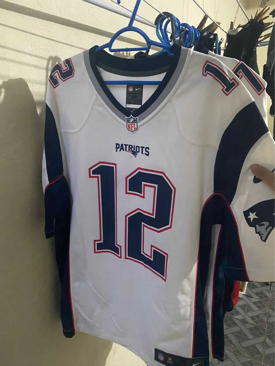 Camisa de Futebol Americano New England Patriots #12