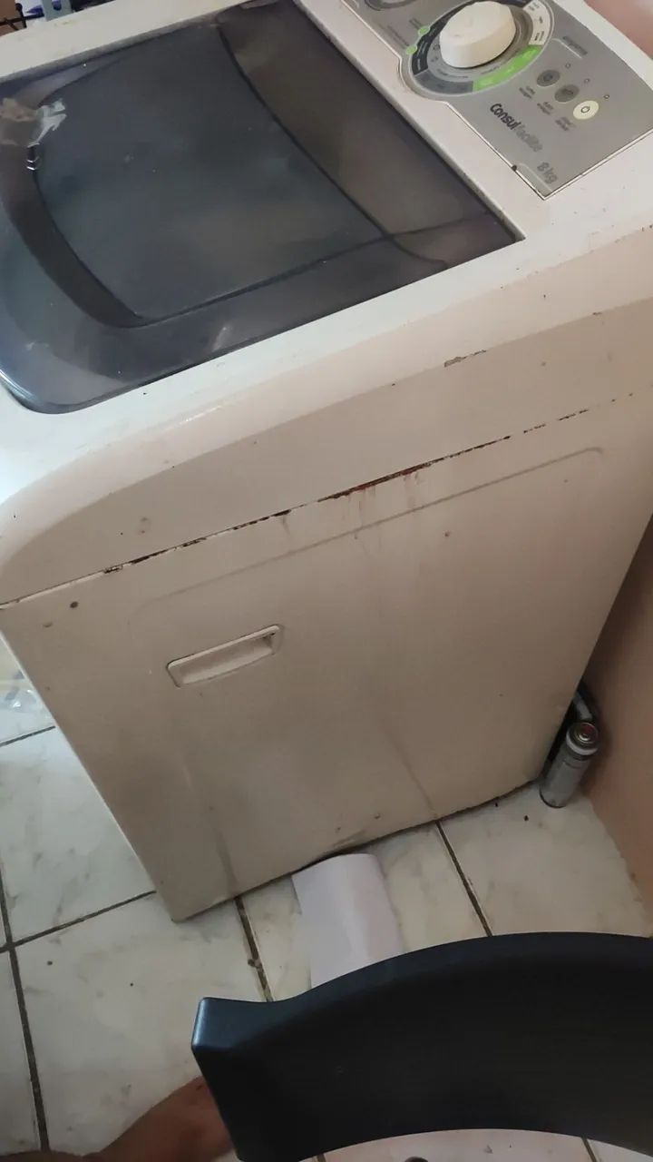 Máquina de lavar roupa Consul 8kg quebrada para reposição  - Foto 2