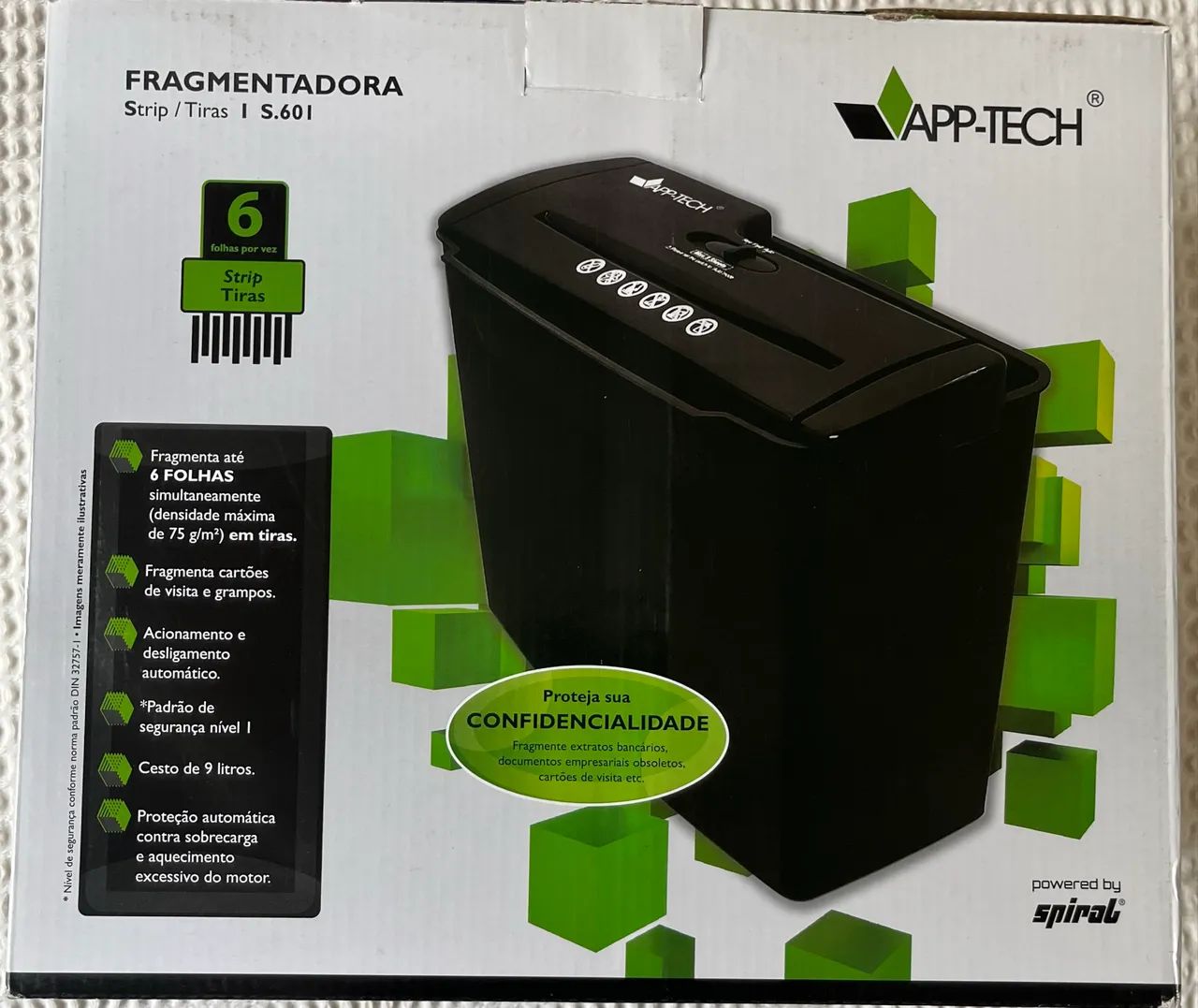 Fragmentadora de papel App-tech