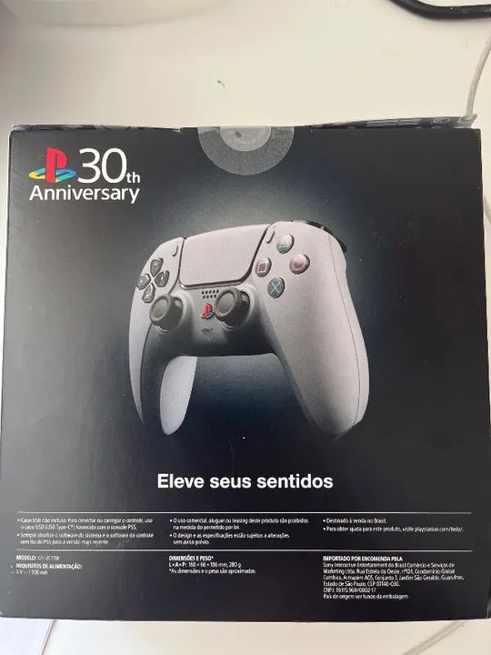 Dualsense ps5 edição limitada PlayStation 1 aniversário - lacrado - Foto 2