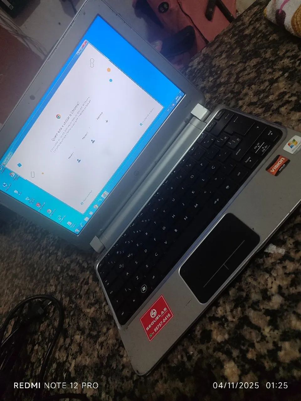 Notebook Hp pavillion Dm1 tem 11,6" de tela 