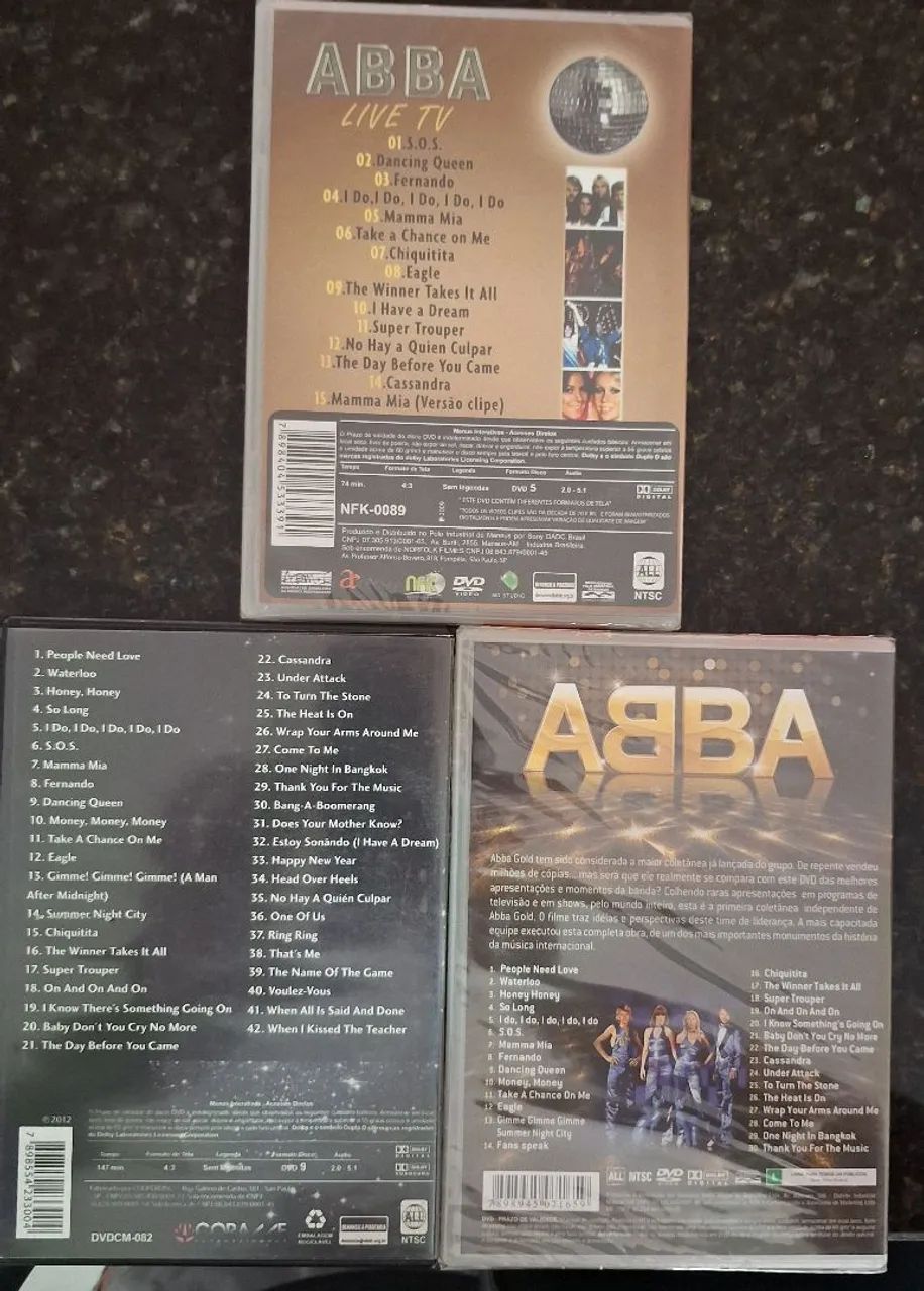 Coleção DVDs ABBA - CDs, DVDs etc - Itaubira, Itabirito 1422923425