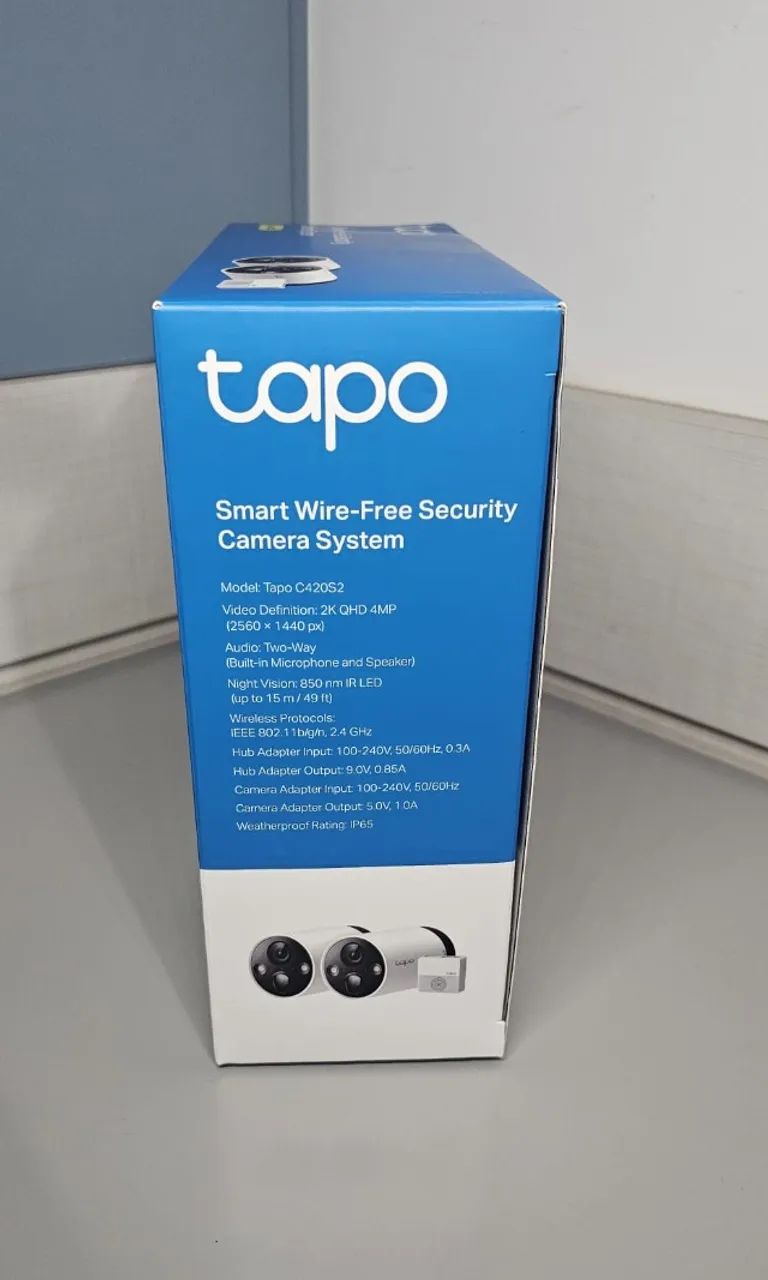 Kit 2 Câmeras de Segurança Tapo TP-Link C420S2 - Câmeras e