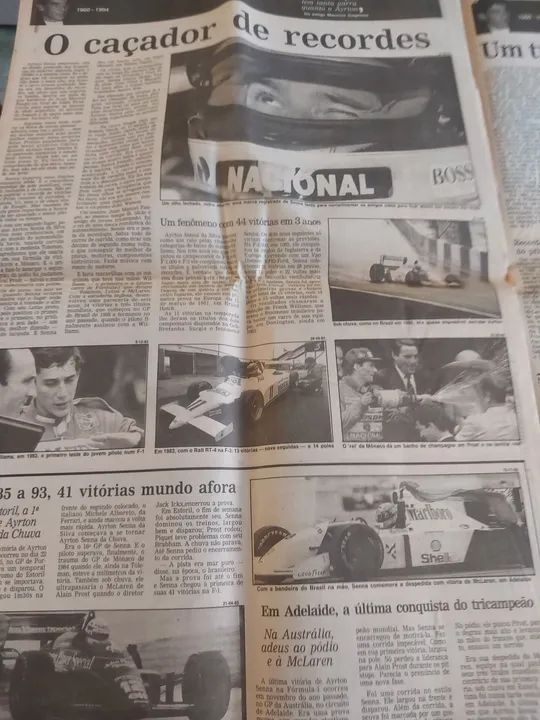 Caderno de Esportes Senna 1994. Edição Histórica.  - Foto 3