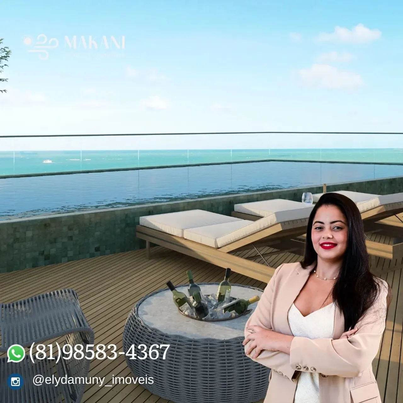 Excelentes Flats Studios com Lazer para Locação na Praia Dos Carneiros