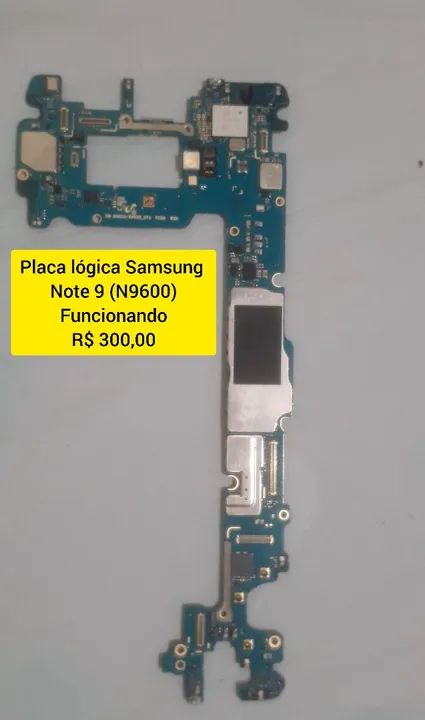 Placa-mãe do Samsung Note 9 (N9600) FUNCIONANDO