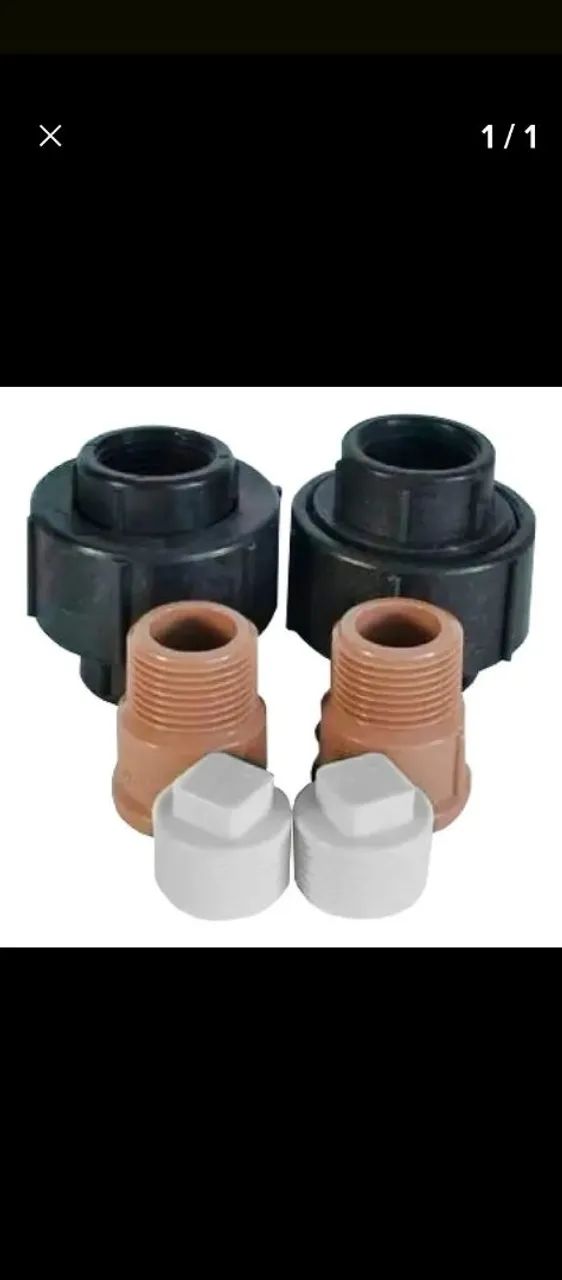 Kit fechamento terminal.para placa solar tempersol