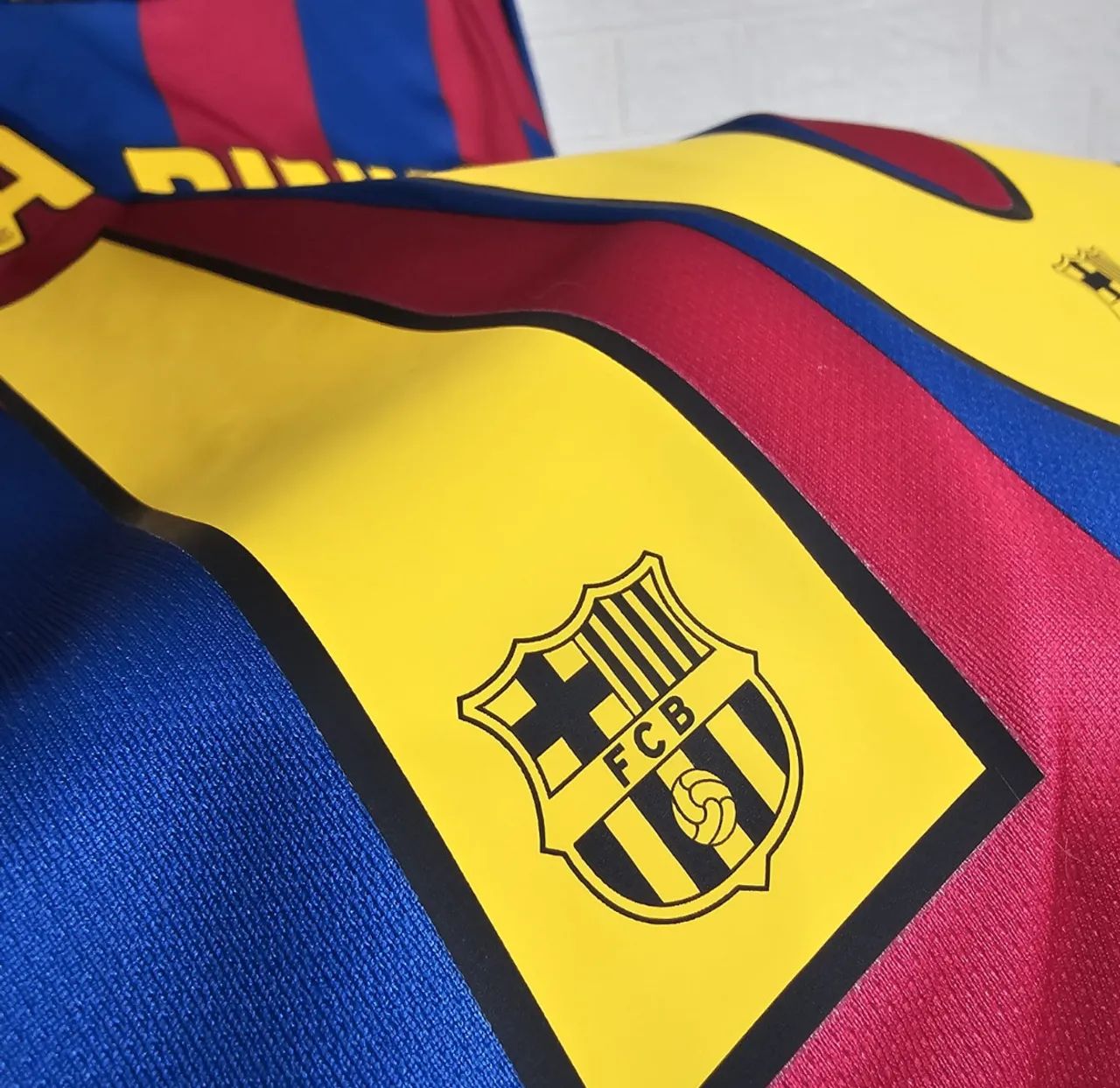 Camisa do Barcelona retrô Manga Longa 2005 - Pronta entrega  - Foto 5