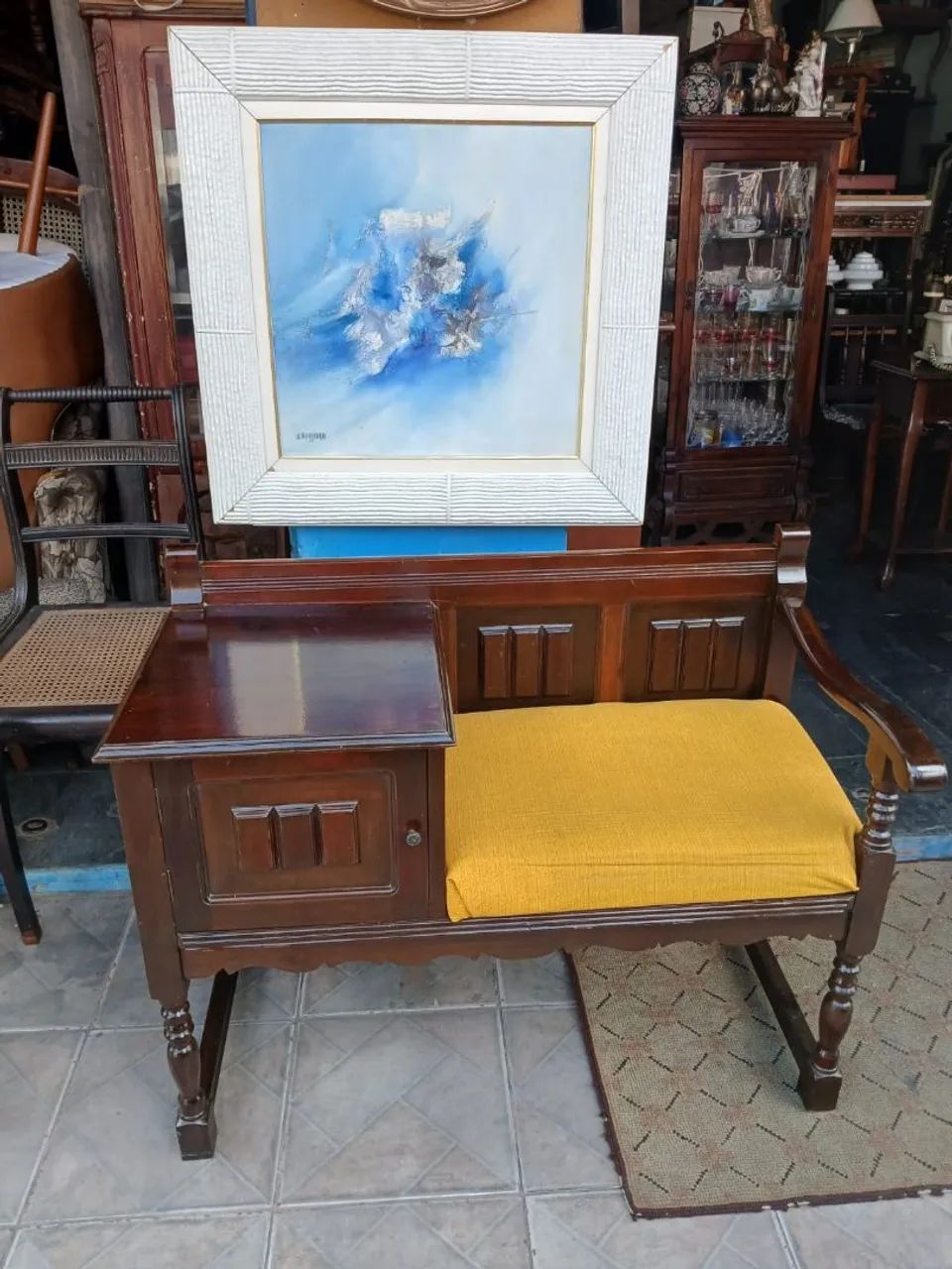 Antiga fofoqueira / mesa de telefone 