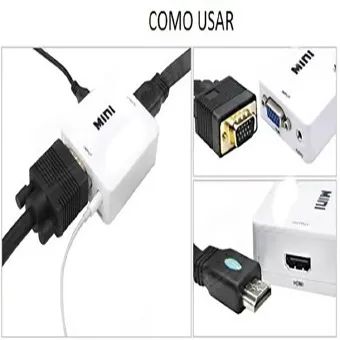 Hdmi Para Vga ou  Vga para Hdmi  - Foto 2