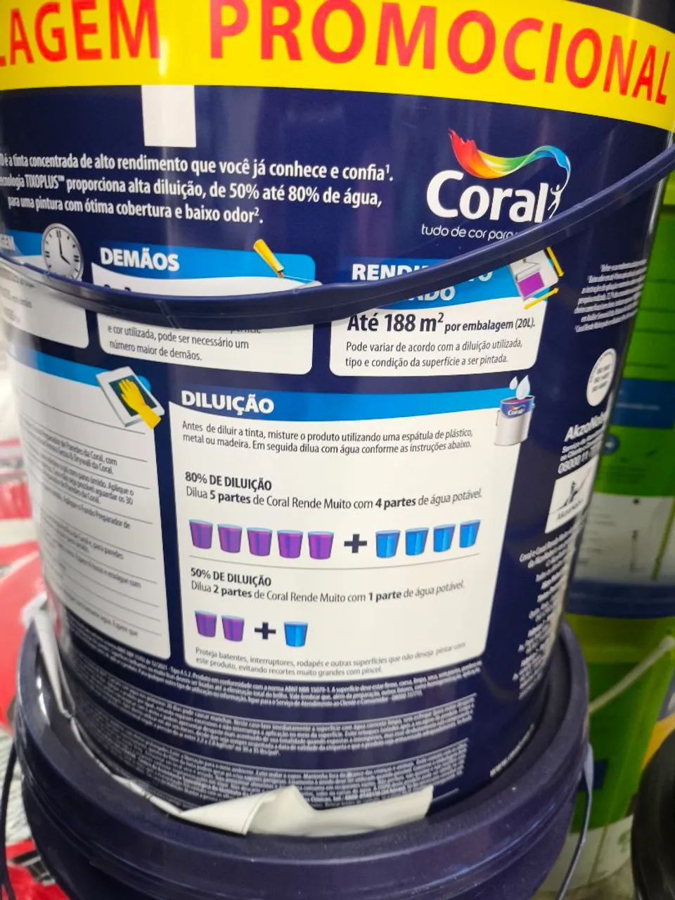 Tinta CORAL 20 LITROS R$349,90un Pix  - Foto 3