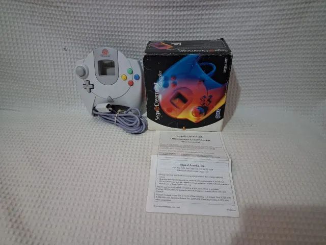controle dreamcast na caixa
