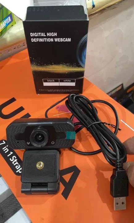Webcam Full HD 1080p Computador Usb Câmera Com Microfone