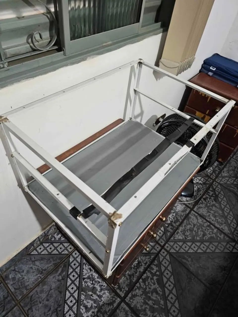 2x rig de mineração de placa de vídeo de alumínio - Foto 5
