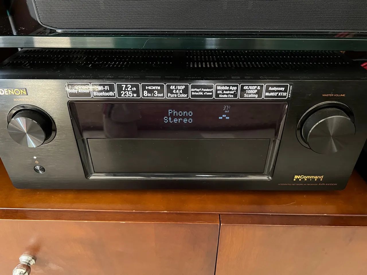 Receiver Denon AVR-X4100W - Perfeito para Home Theater - Foto 2