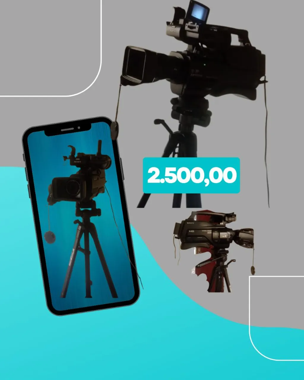 Filmadora profissional Sony HD