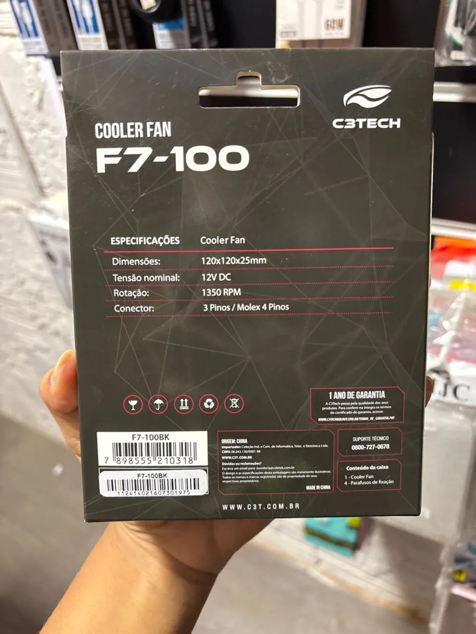 Cooler Fan C3Tech F7-100 - Foto 2