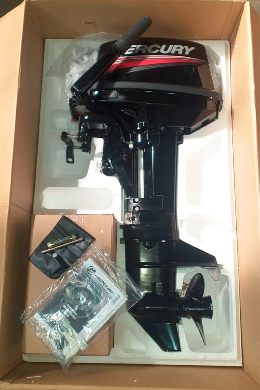 Motor mercury 9.9hp produto novo