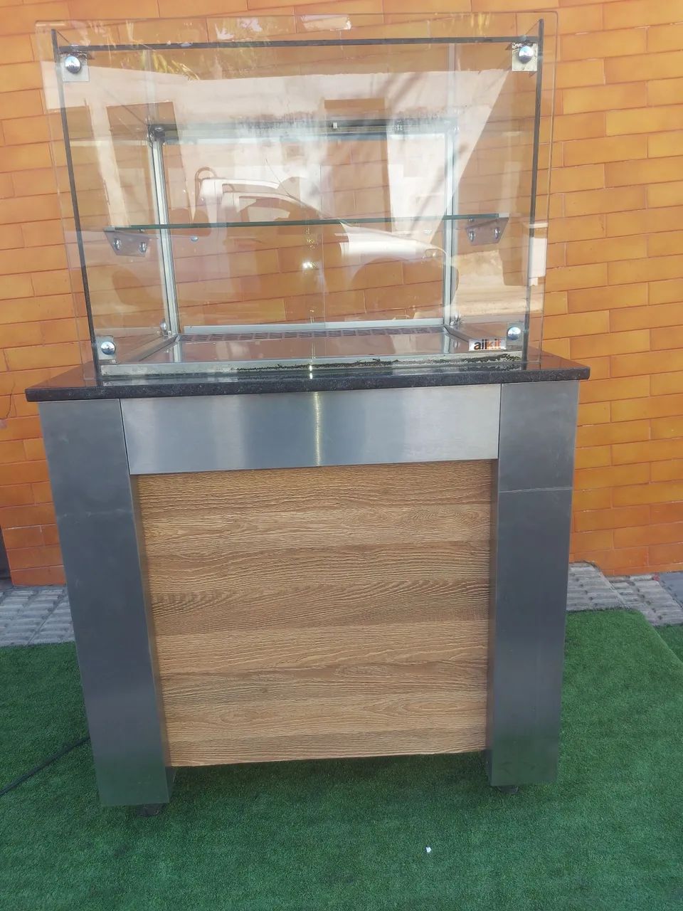 Vitrine refrigerada estufa quente vidro temperado  - Foto 4
