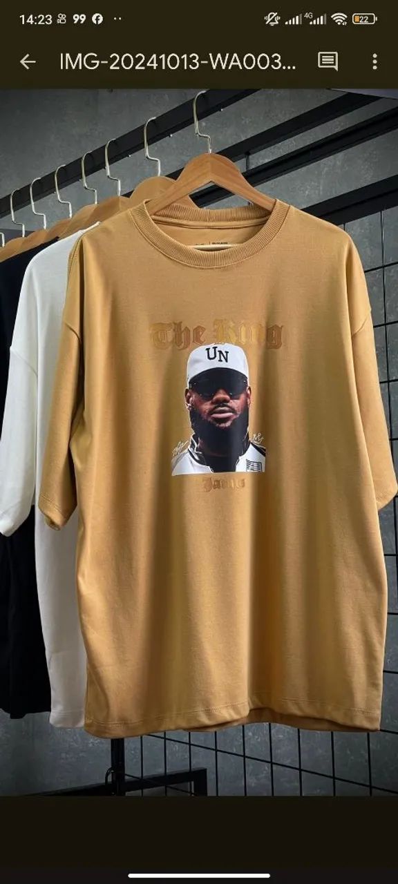 Camiseta Nike oversized - Ignite the Court - Tamanho M - Foto 4