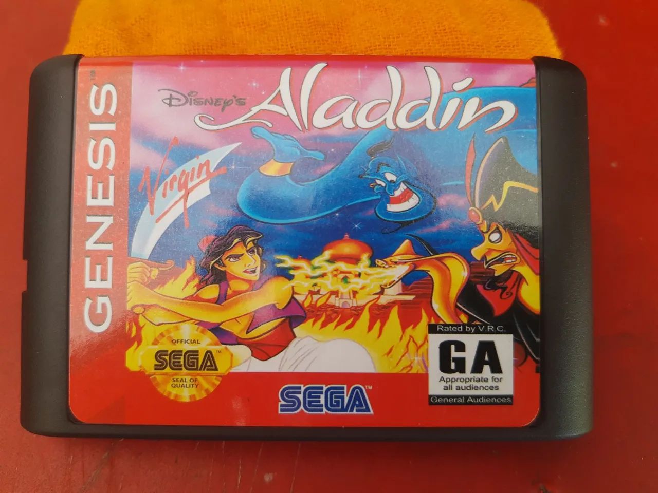 ALADDIN & SUNSET RIDER,sega Genesis Repro novas 38 cada. - Foto 3
