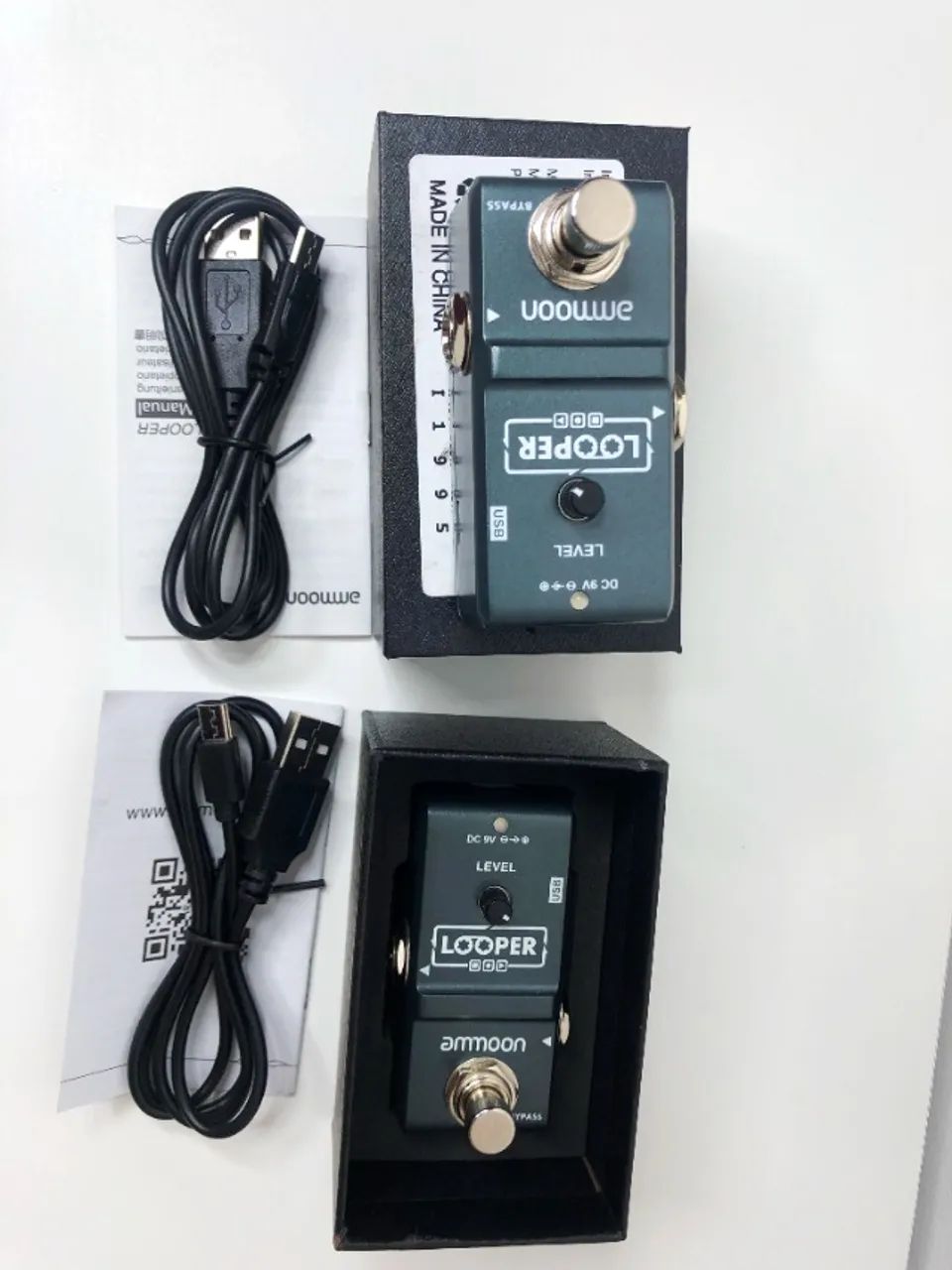 Pedal de Efeito nano Loop Ammoon Grava 10 Minutos (novo) Whts * 