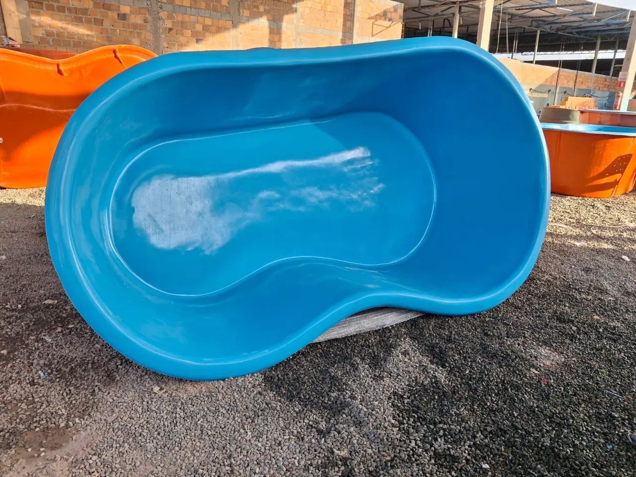 Piscina de fibra só o casco direto da fábrica  - Foto 5