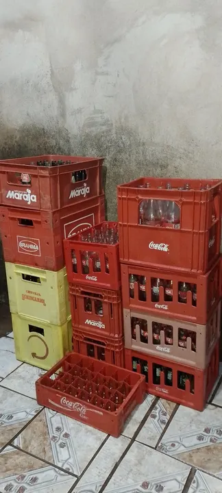 Engradados de refrigerantes