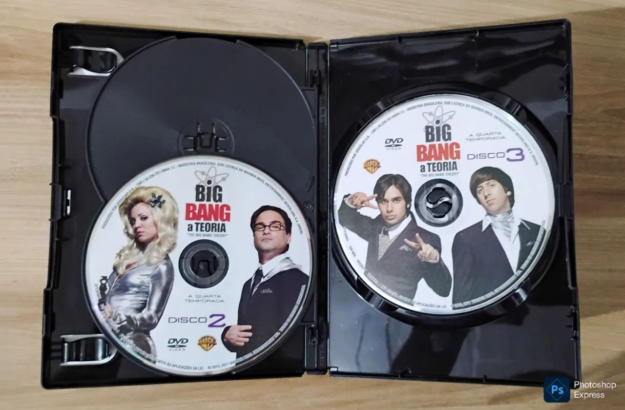 Big Bang Theory 4° Temporada Completa 3 DVDs - CDs, DVDs etc