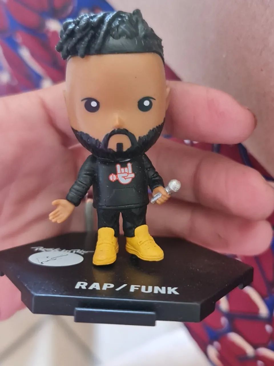 Mini Boneco Bob'S Star Rap-Funk | Toy Art Usado