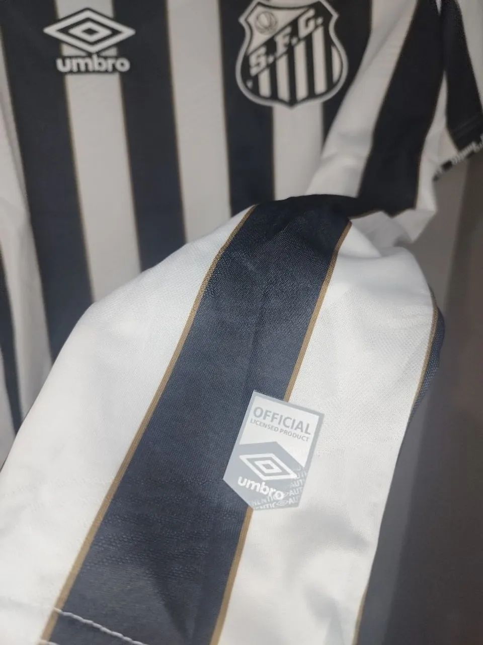 Camisa do Santos preto/branco 2024/2025 Tam G, GG - Foto 3