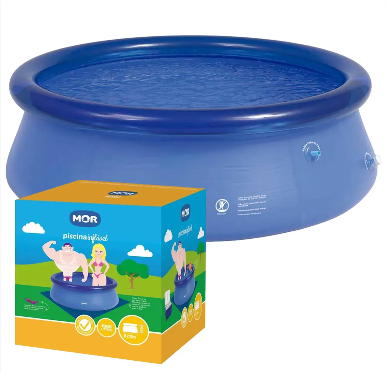 Piscina Inflável Mor 1900 Litros