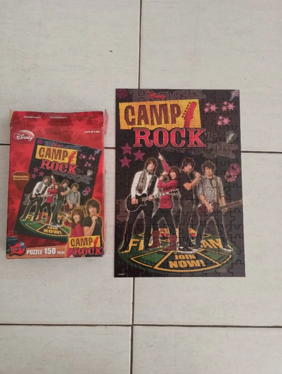 Quebra cabeça Camp Rock antigo 