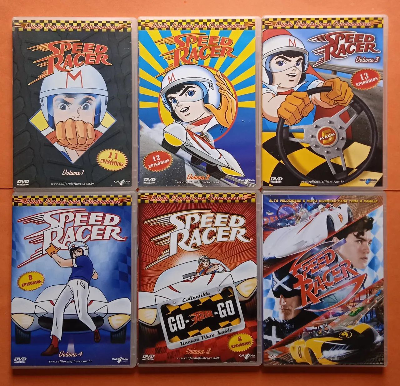 Dvd Speed Racer - Edição Especial - Volumes 1 a 5 + O Filme - CDs