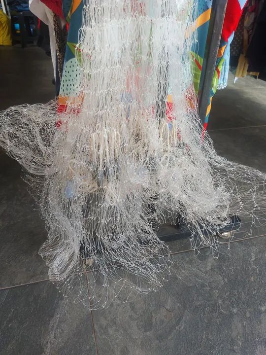 Rede de pesca -  tamanho grande( feita a mão  - Foto 4