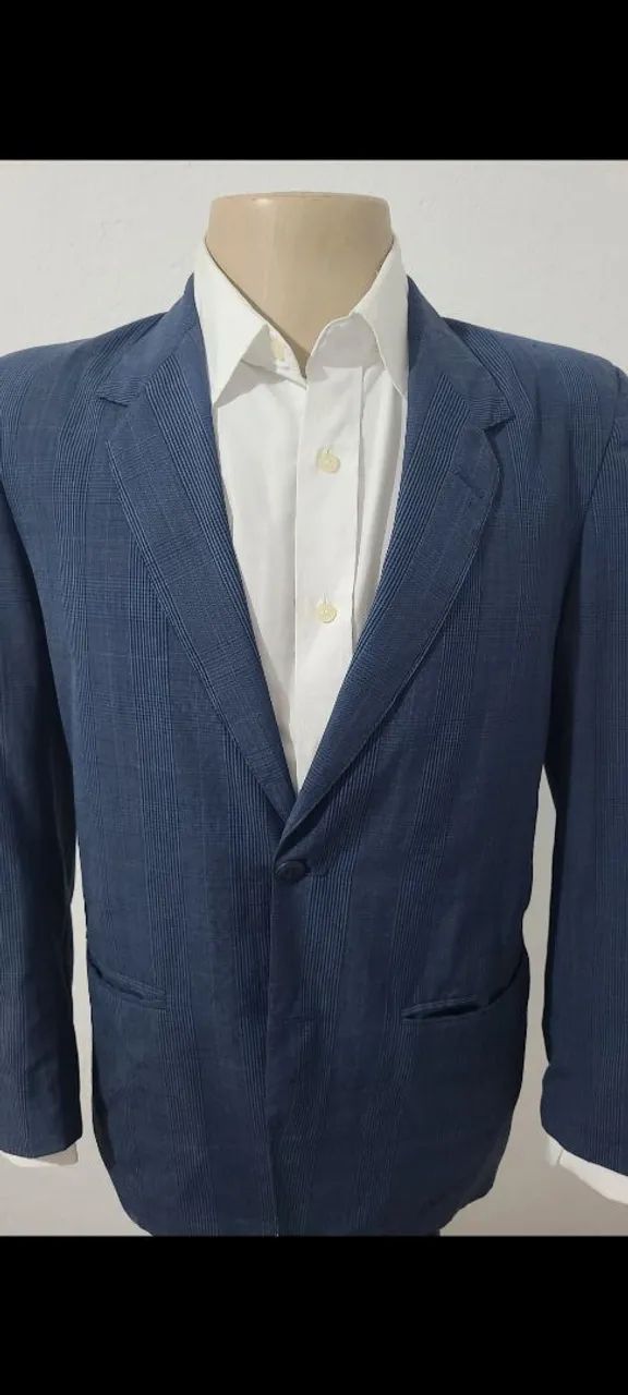 Blazer Slim Azul Nº 46, lindo, original, elegante, sofisticado. - Foto 5