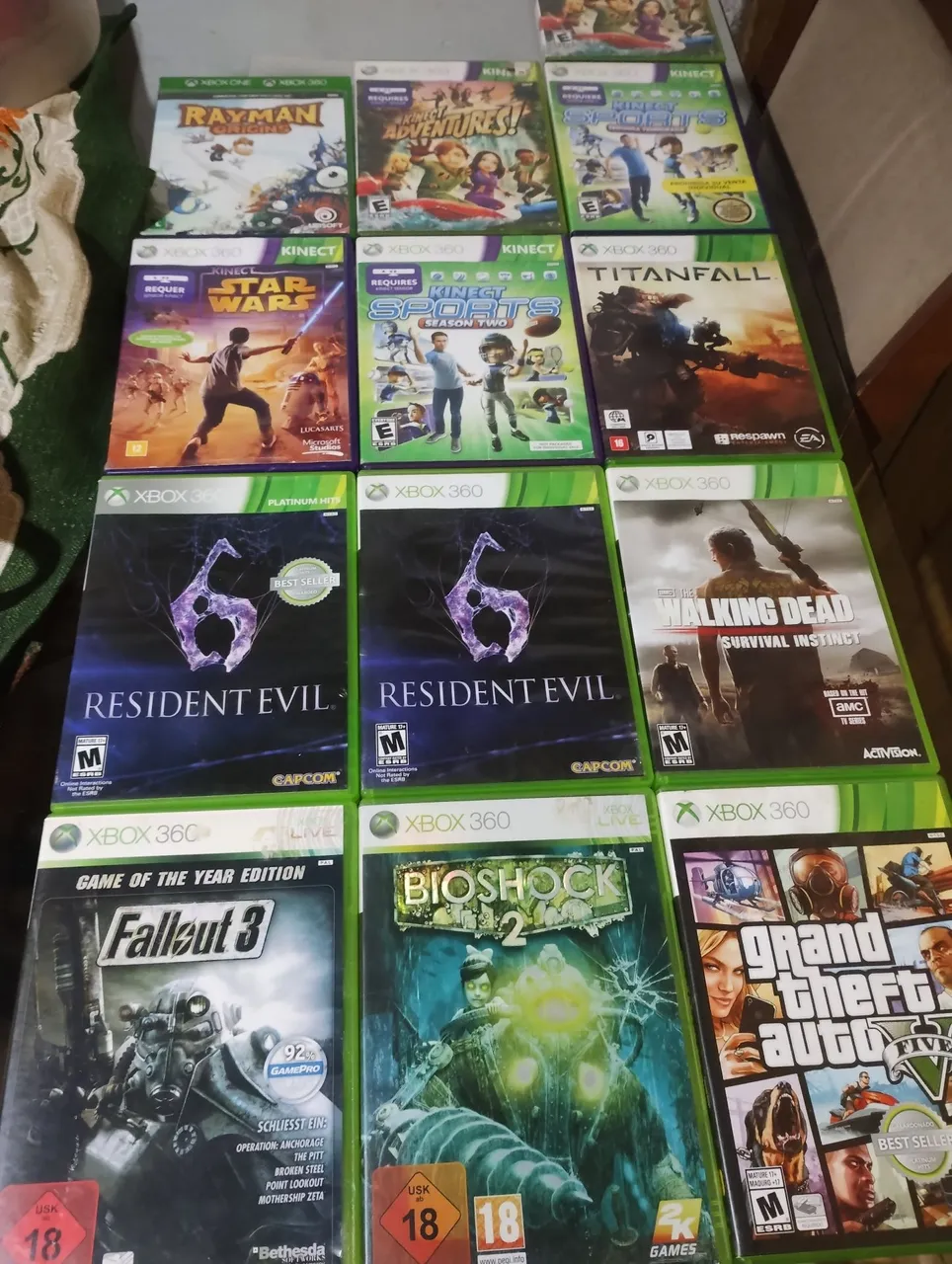 Lote jogos de Xbox 360