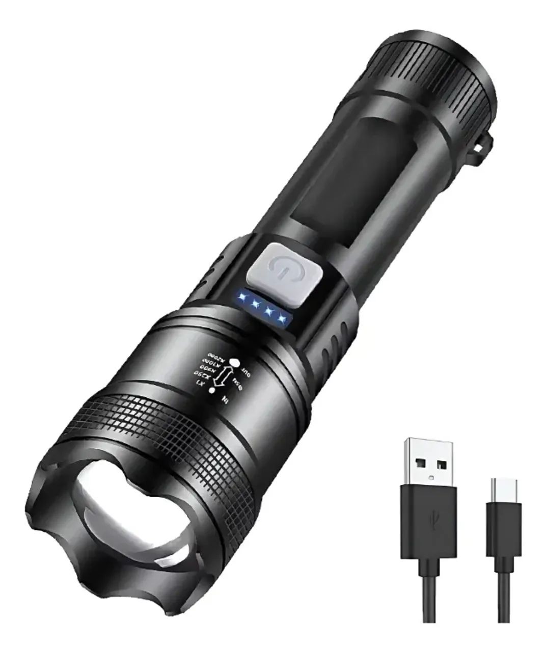 Lanterna Led Zoom Telescópico Recarregável Super Forte Onex - Foto 2