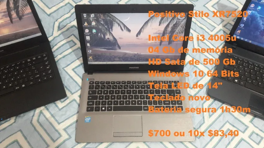Promoção até Domingo. Positivo XR7520 Intel Core i3 04gb HD 500Gb Win10 até 10x no cartão