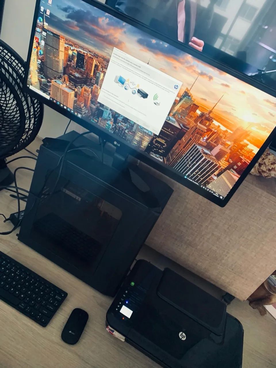 Vendo pc completo com monitor LG de 29? e impressora HP Deskjet 3050 - Foto 3