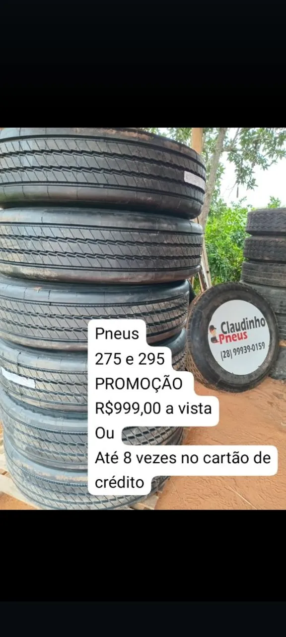 Pneus 275 e 295 - Pneus todas as medidas