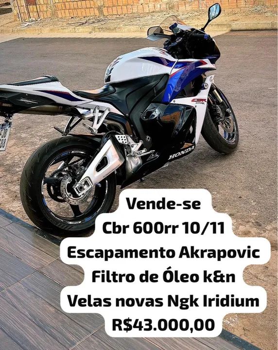 Honda CBR 600RR 2010/2011 - Escapamento Akrapovic - Foto 2