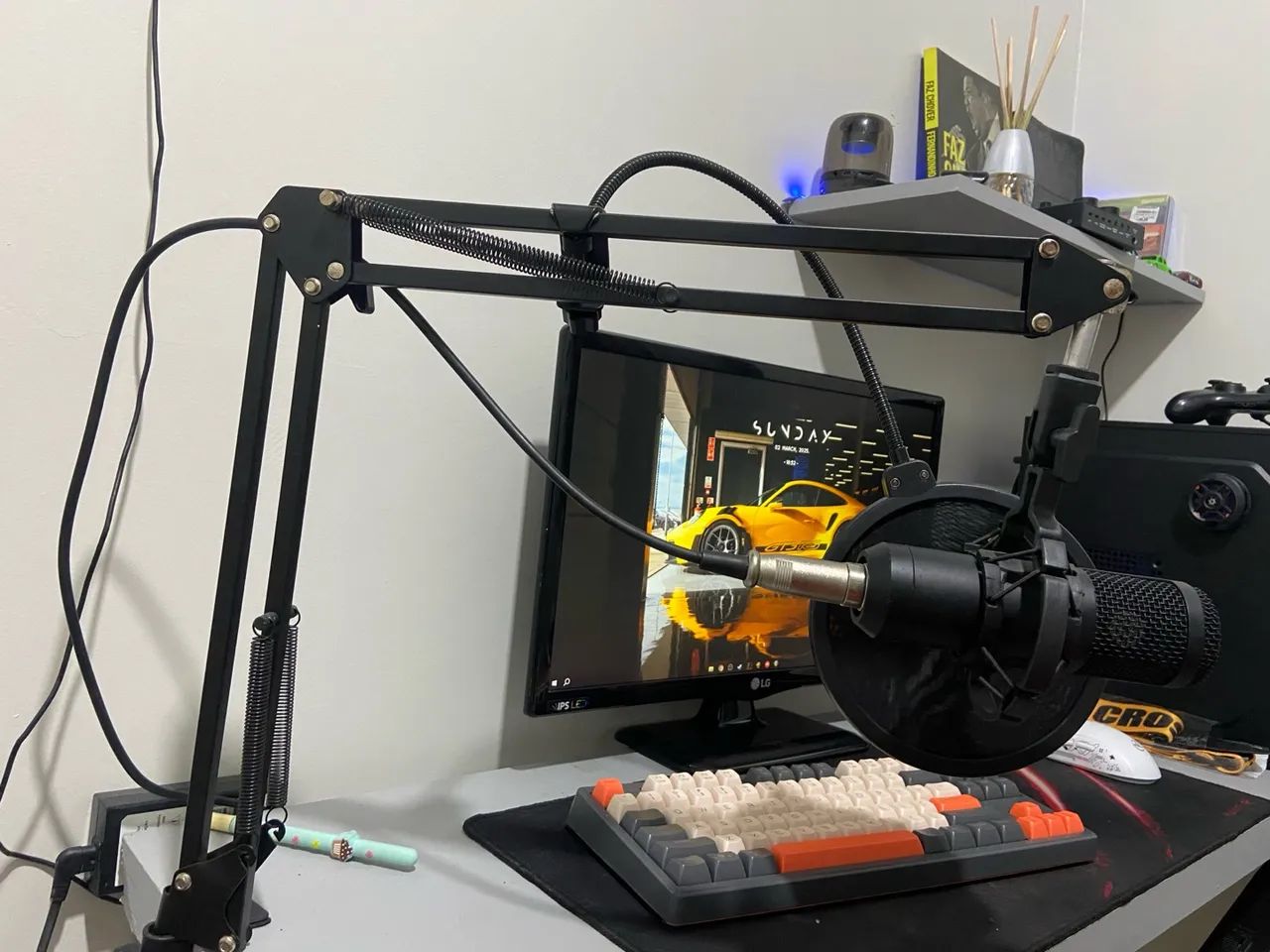 Microfone Condenser com Braço Articulado BM 800 - Foto 2