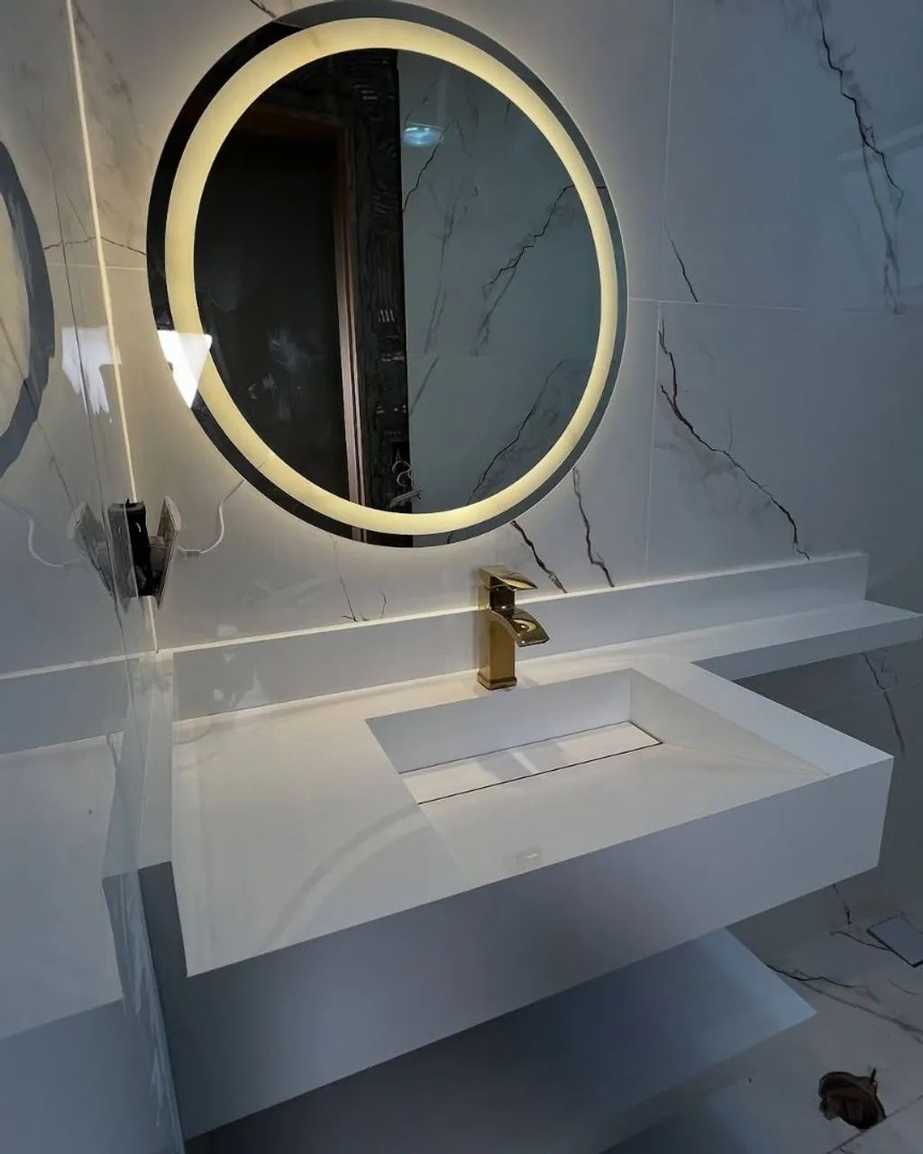 Bancada esculpido em porcelanato - Foto 4