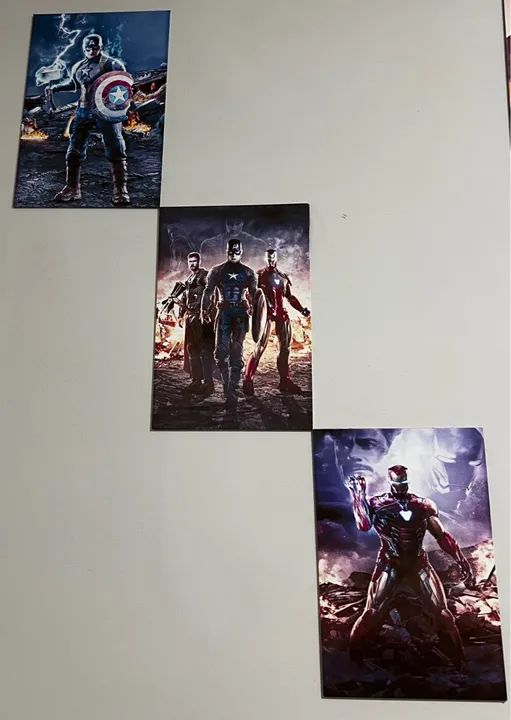 Vendo 3 quadros da MARVEL  - Foto 2