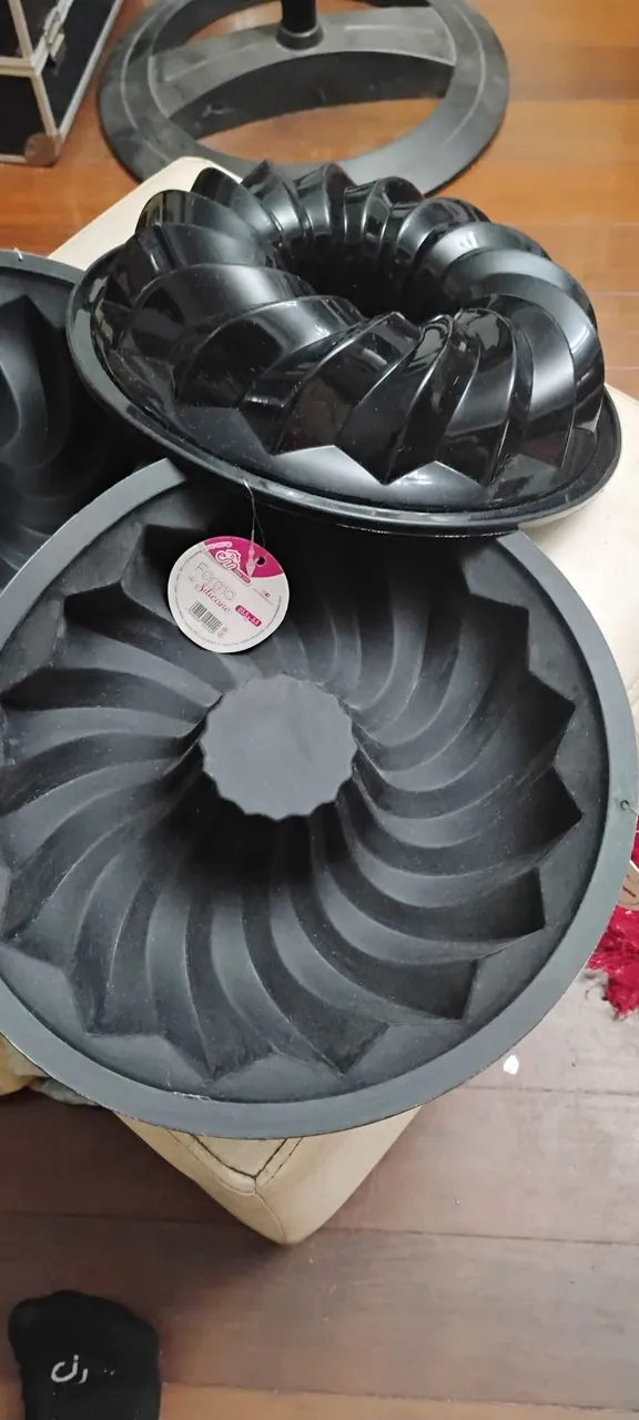 Formas de silicone para bolo 10 cada