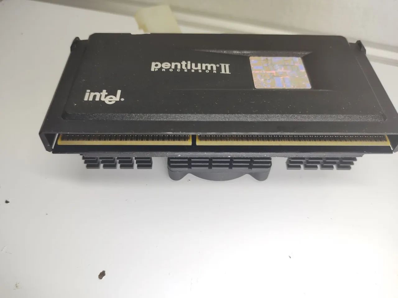 Processador Slot 1 Intel Pentium II 350 MHz SL2U3 + Dissipador original com Fan - Foto 4