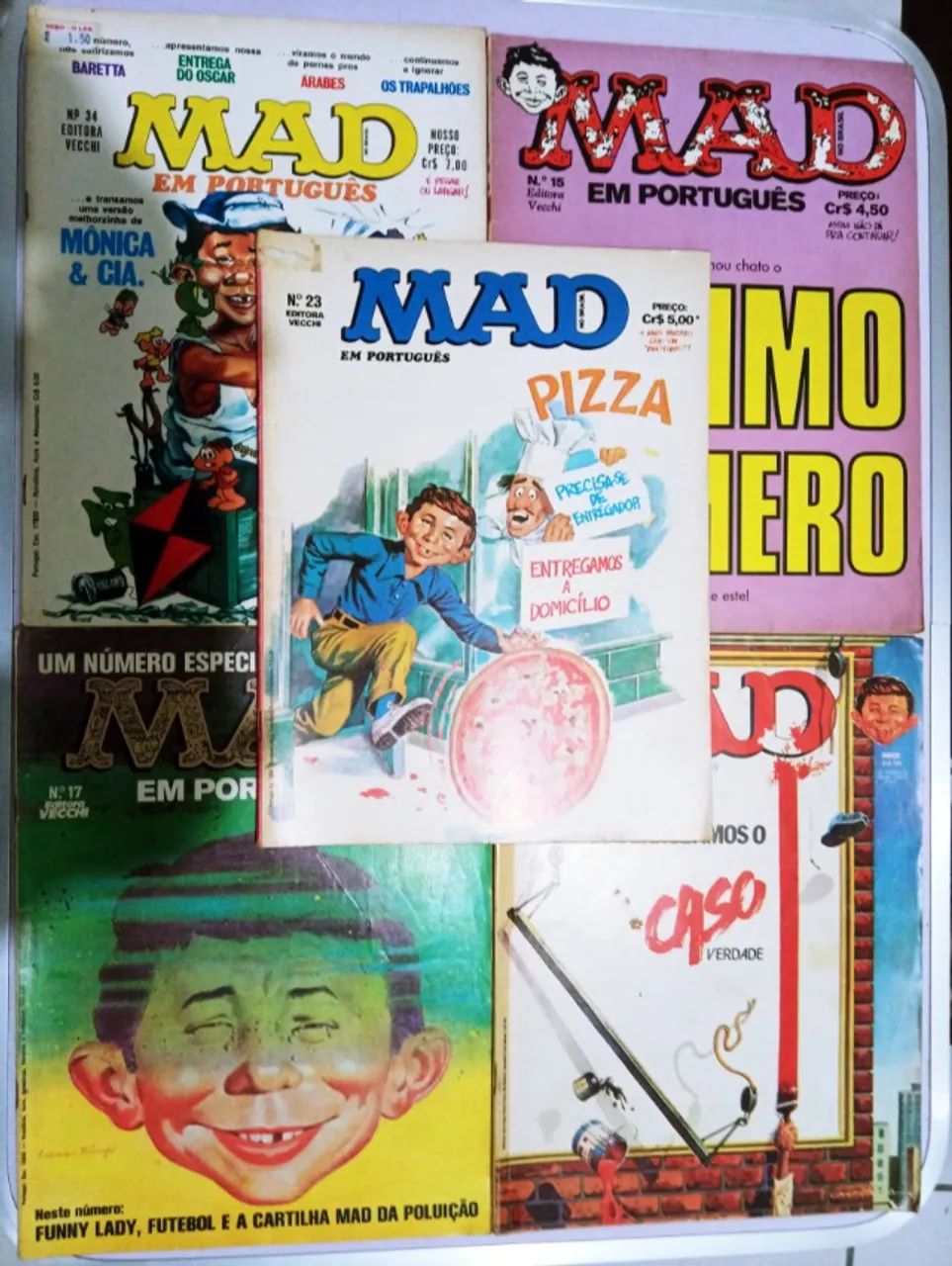 Revista Mad Vecchi Número 23 E Outras Por Unidade