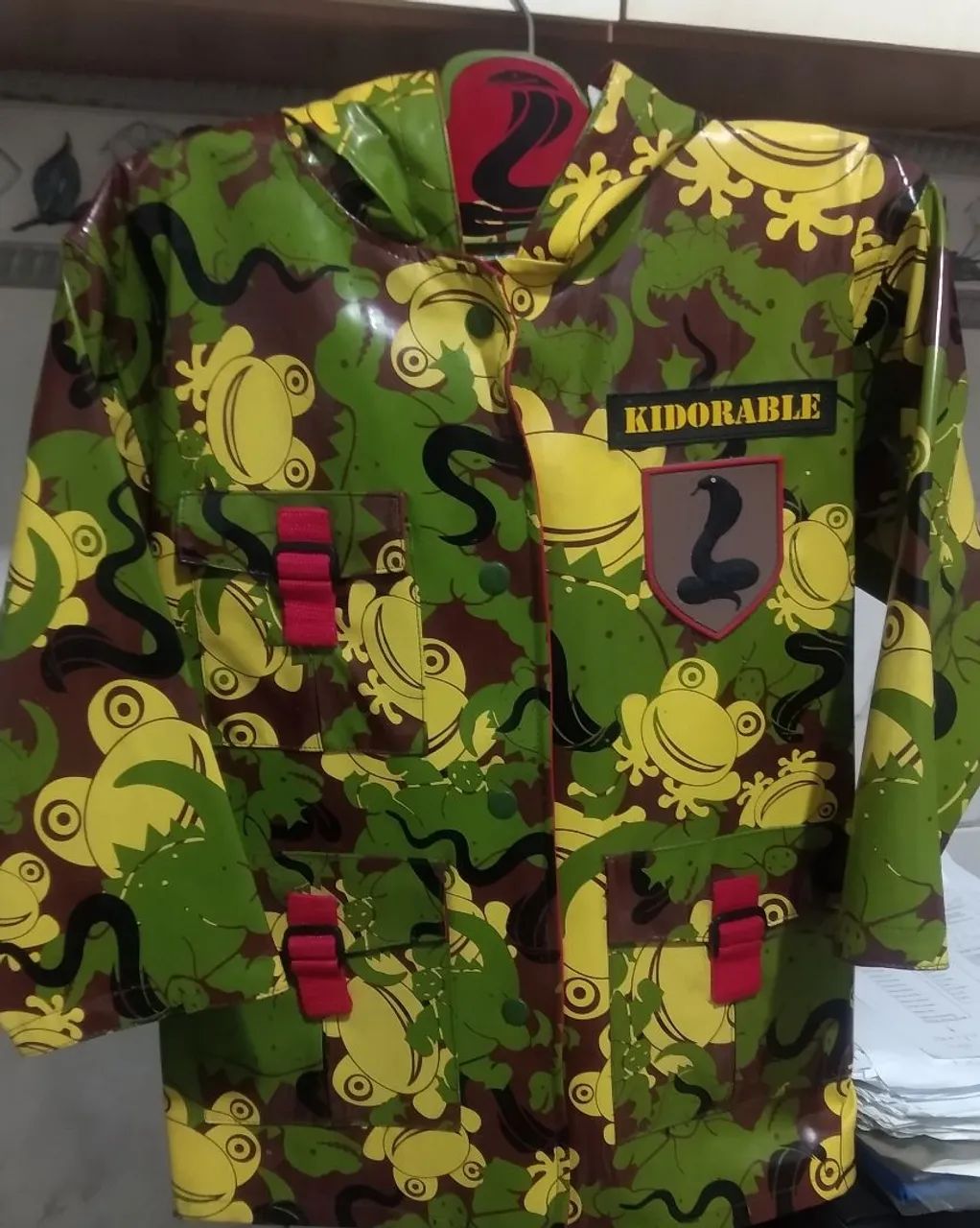 Capa grossa, importada, Infantil, camuflada Kidorable