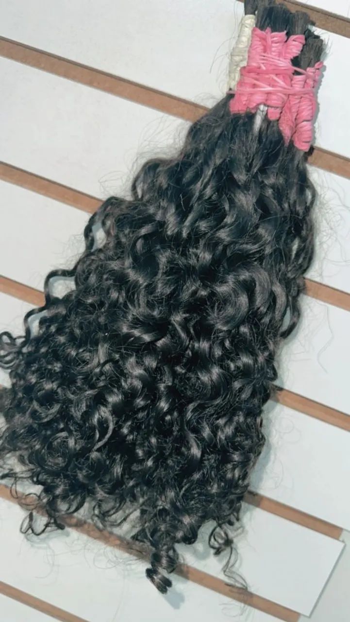 Cabelo humano cacheado com aplicação 100gm + aplicação 65cm 720 - Foto 3